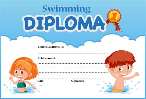 Printable Swimming Certificates